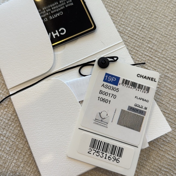 Chanel flapbag veau graine/ white - Picture 12 of 15